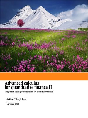 cover image of Advanced calculus for quantitative finance II